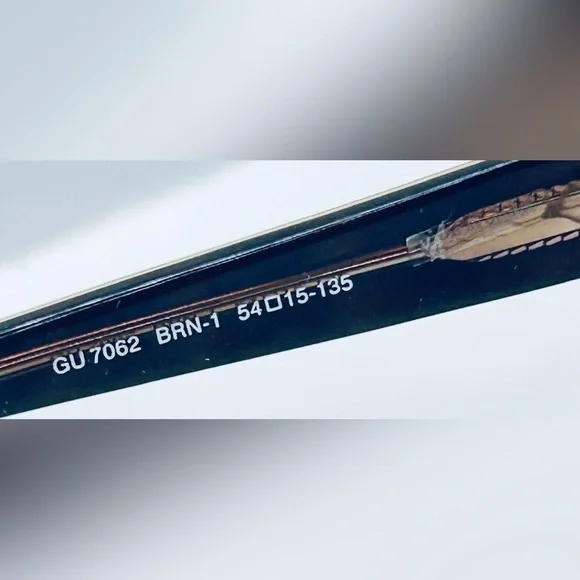 Guess GU7062 Brown Oval Sunglasses Frames Only - Picture 8 of 8